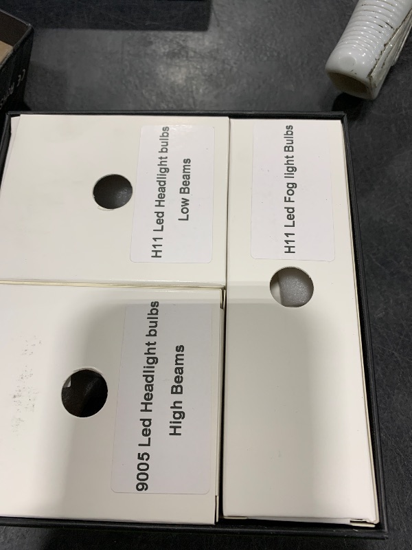 Photo 1 of XG Glitter Lights Fit For Mazda 3 2010-2018, Mazda 5 2012-2017, Mazda 6 2014-2017, 9005 High Beam H11 Low Beam H11 Fog Light Bulbs, High Power 6500K White Light, Pack of 6