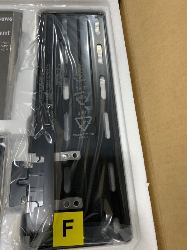 Photo 1 of Samsung Slim Fit TV Wall Mount, Compatible w/ 43”- 85” Q Series, Crystal UHD Series Televisions, Easy Installation, Blends w/Any Interior, Minimalist Look, WMN-B50EB/ZA, 2022, Black