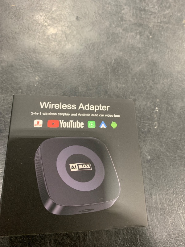 Photo 1 of Ai Magic Box for Streaming Netflix/YouTube/TikTok, Wireless CarPlay Adapter Dongle Support TF Card for OEM Wired Car Play & Android Auto Cars Headrest Video