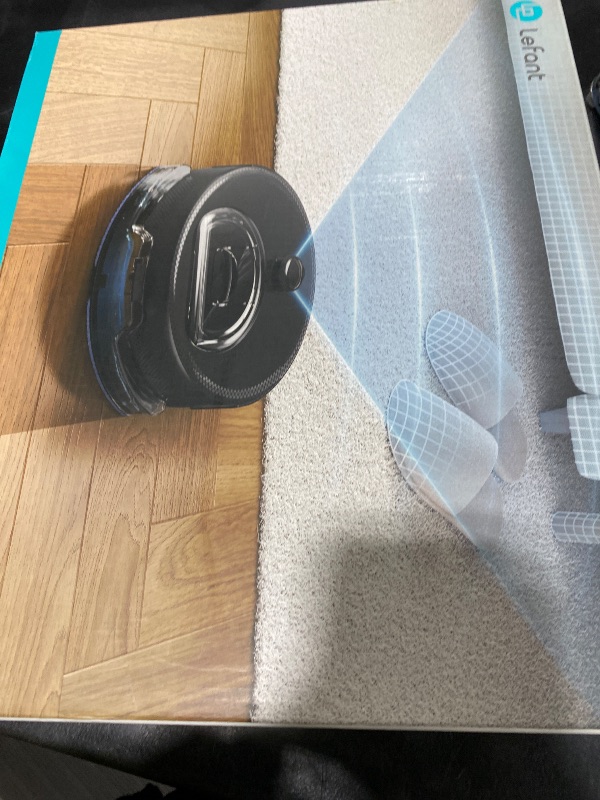 Photo 1 of Lefant LiDAR Robot Vacuum and Mop, 450ml Visible Dustbin, Upgraded 190° PSD Obstacle Avoidance, Customized Cleaning, Multi-Floor Mapping, 150 Mins Runtime, 2.4G/5G WiFi, Pet Hair & Carpets, M330 Pro