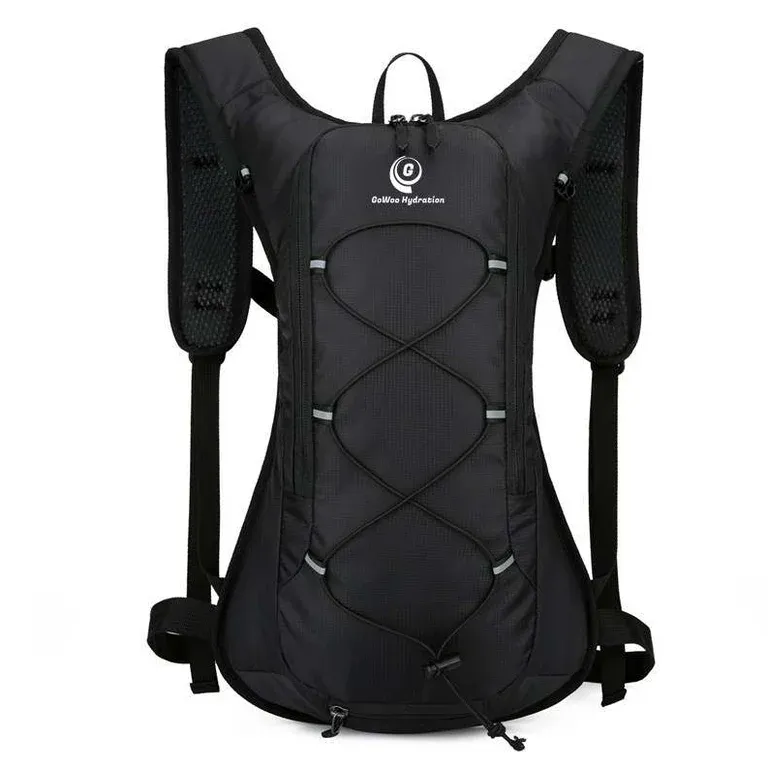 Photo 1 of Gowoo Hydration Backpack Supreme for Outdoor Sports Cycling Camping Walking Hiking Running with 2L Water Bladder - Black
