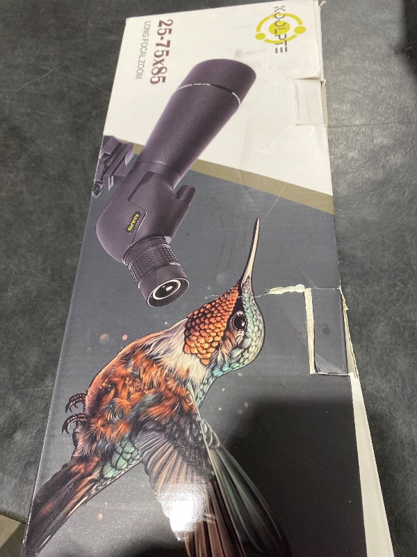 Photo 1 of Spotting  25-75x85 with Phone Adapter, Tripod & Carrying Bag -Fully Multi-Coated Optics,BAK4 High Definition Waterproof Spotter Scope for Birding,Wildlife Viewing,Outdoor Observation,Green