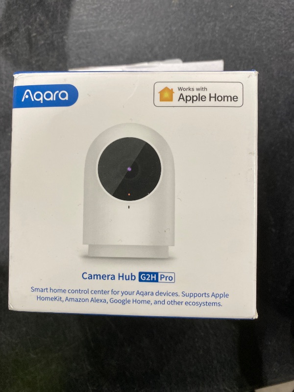 Photo 1 of **SELLLING FOR PARTS--CHECK CLARK NOTES**Aqara Security Camera Hub Indoor G2H Pro, 1080p HD HomeKit Secure Video Indoor Camera, Night Vision, Two-Way Audio, Zigbee Hub, Plug-in Cam Works with Alexa, Homekit, Compatible with Google Assistant