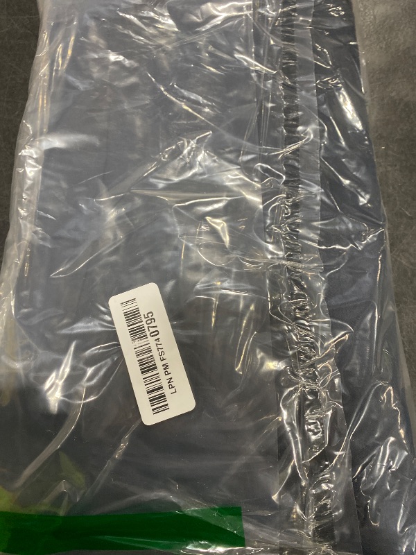 Photo 1 of Amazon Essentials Men's Classic-Fit Expandable-Waist Pleated Dress Pant, Navy, 46W x 30L