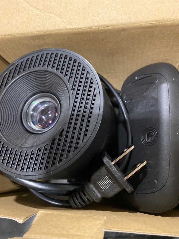 Photo 1 of [2026 Upgraded] Mini Projector 4K Supported 1080P FHD - Auto Keystone 270° Rotatable, WiFi 6 & Bluetooth 5.2, Smart Android TV OS, Portable Projector Compatible with HDMI/TV Stick/Laptop/Phone(Black)