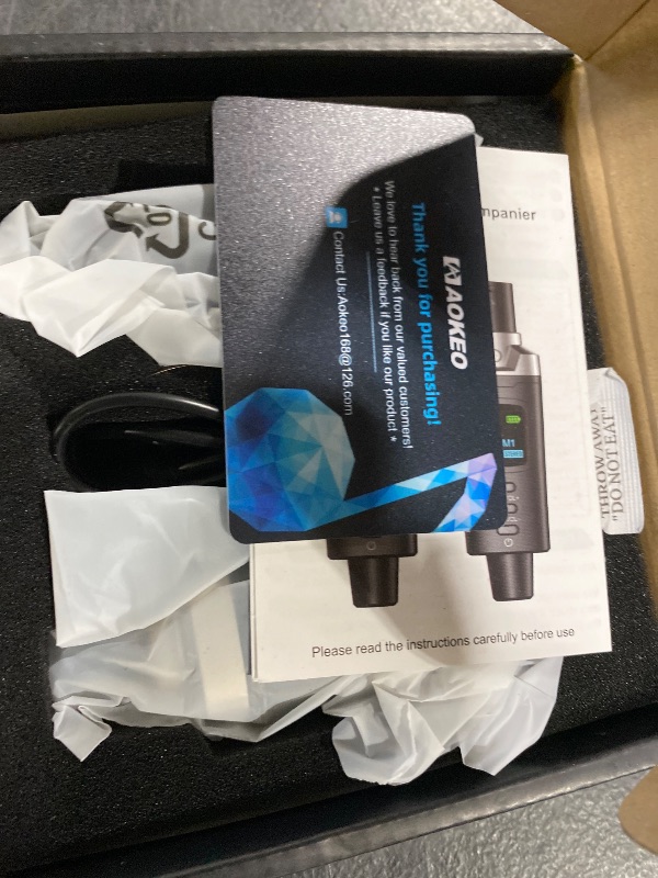 Photo 1 of Aokeo AK-M1 XLR Bluetooth Receiver-High-Fidelity Wireless Audio Adapter,100ft Stable Connection,Stereo for Speakers,Mixers,DJ Equipment,Weddings(2 Pack)