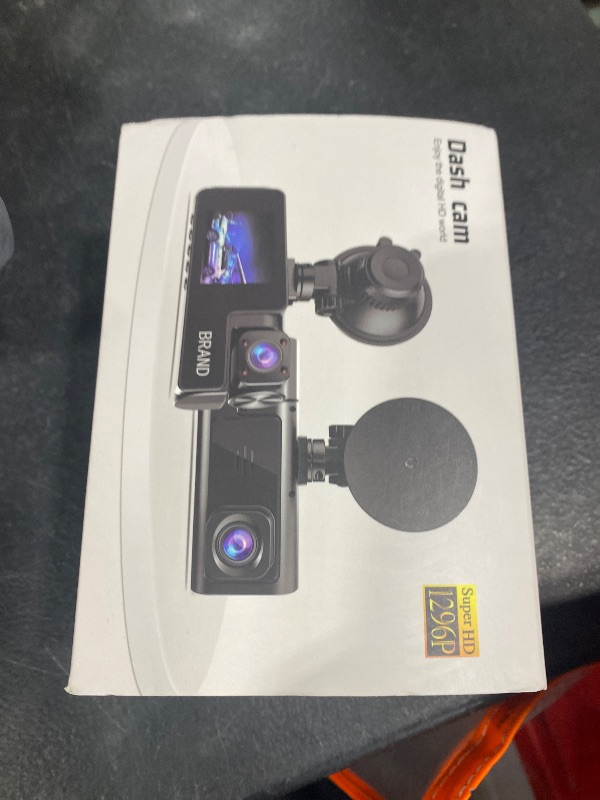 Photo 1 of 1080P Dual Dash Camera for Car Front and Inside Dashcam Car Security Video Recorder,170°Wide Angle Vehicle Cam,WDR,G-Sensor,2’’ IPS Screen,Loop Recording,Night Vision (Dual Dash Cam with 32G Card)