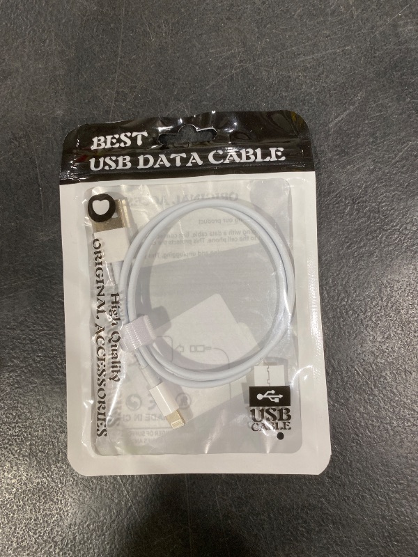 Photo 1 of 1.5ft Short iPhone 14 Carplay Charger Cable, USB A to Lightning Cable for iPhone 14, 14 pro max, 13, Plus, SE 2nd/12/11/Xs/XR, iPad 4/5/ 6/7/ 8, Mini 2/3/4/5, Air 2/3 Charger Cord, Car Charging Cable