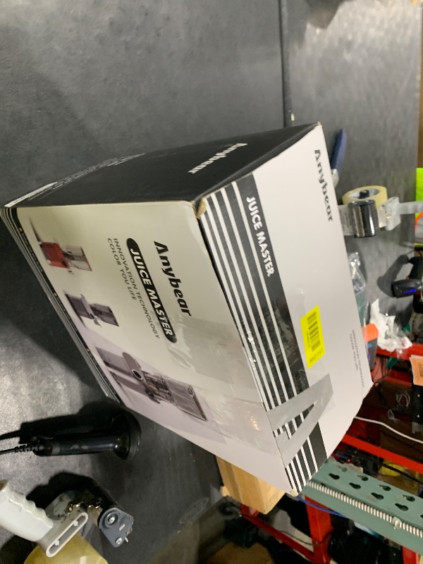 Photo 1 of Anybear Cold Press Juicer 200W Masticating Slow Juicer 4.3" Large Feed Chute Fit Whole Fruits Vegetables | Upgraded Auger | Tritan Material | BPA Free | Juice Recipes (Silver)