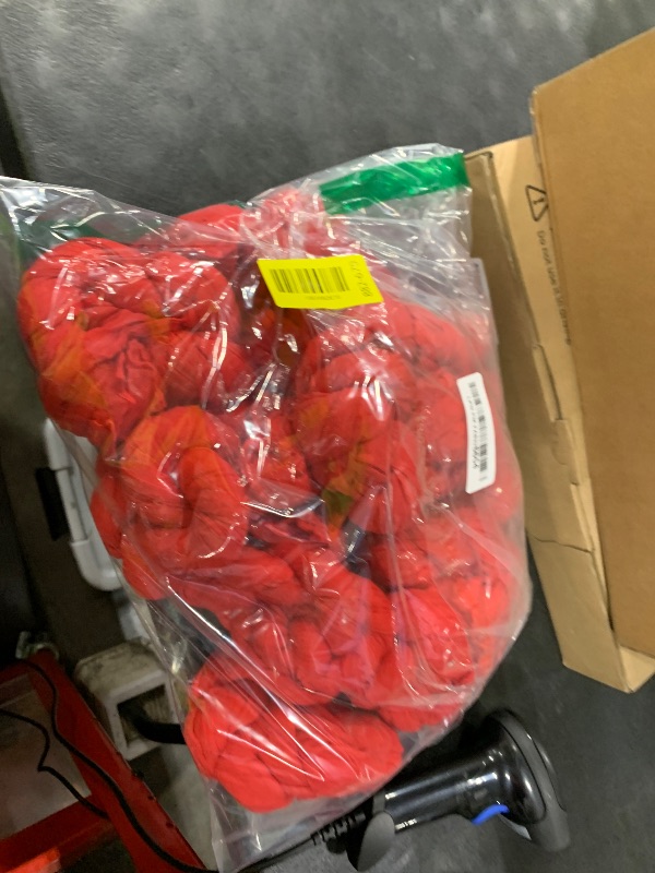 Photo 1 of 10 Pack Red Table Runner 21x120 Inch Red Cheesecloth Table Runner 10FT Boho Gauze Table Runner Long Cheese Cloth Table Runner Semi Sheer Runners for Wedding Bridal Baby Shower Party