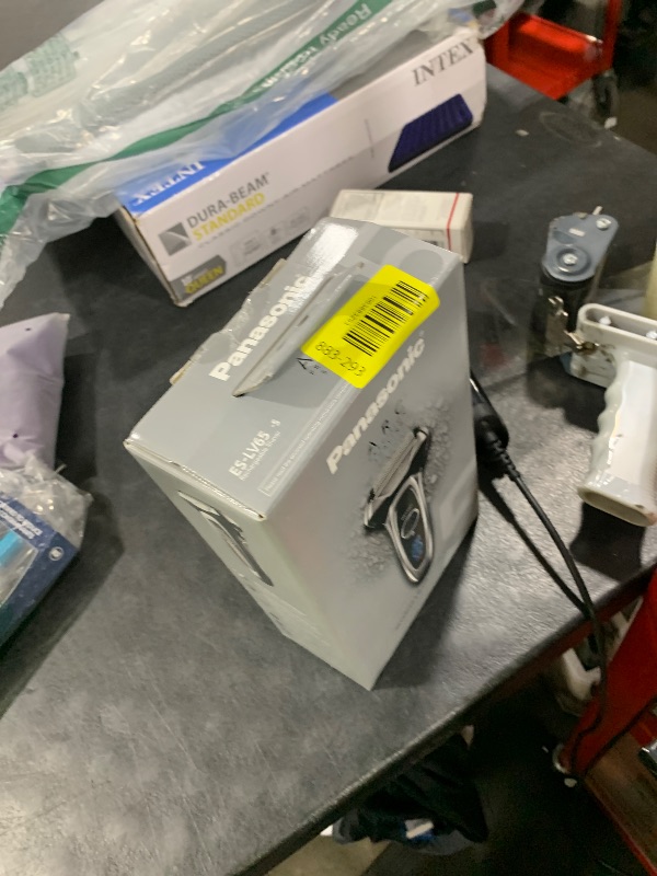 Photo 1 of Panasonic ARC5 Electric Razor for Men with Pop-Up Trimmer, Wet/Dry 5-Blade Electric Shaver with Intelligent Shave Sensor and Multi-Flex Pivoting Head – ES-LV65-S (Silver)