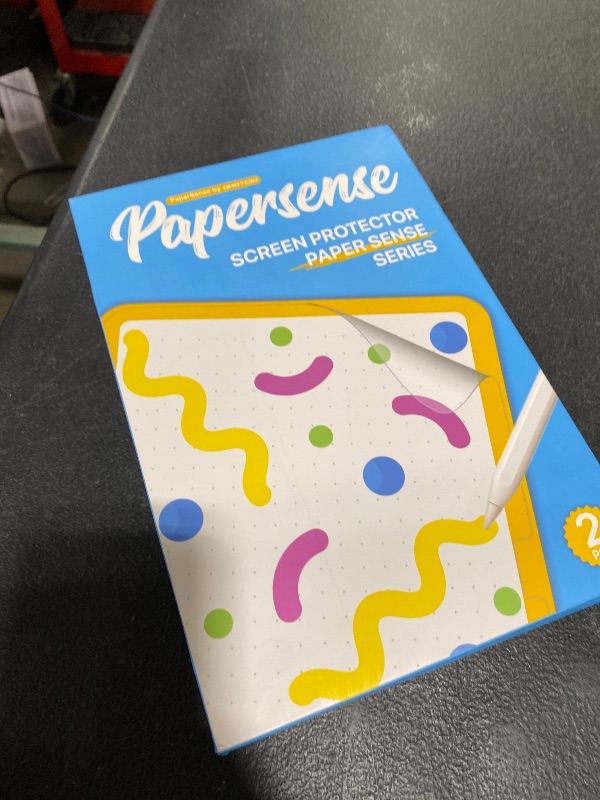 Photo 1 of OMOTON PAPERSENSE 2 Pack Paper Screen Protector for iPad Mini 7 A17 Pro Mini 6 6th(2024/2021, 8.3-inch), Anti-glare Matte PET Film with Easy Installation Tray, Draw Like on Paper, Ultra-Responsive