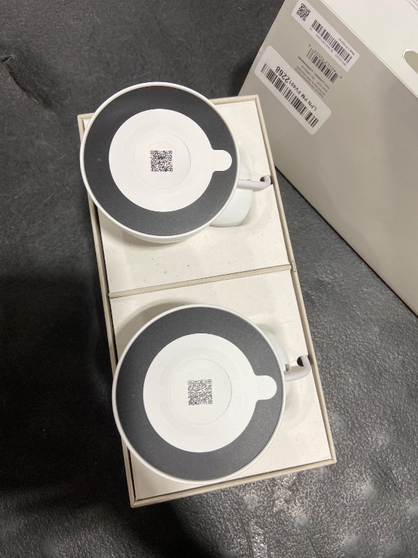 Photo 1 of Google Nest Cam Outdoor (Wired, 2nd Gen) - 2 Pack - Security Camera with 2K Video and Gemini, Night Vision, 2-Way Audio - Works with Google Home - 2025 Model - Snow