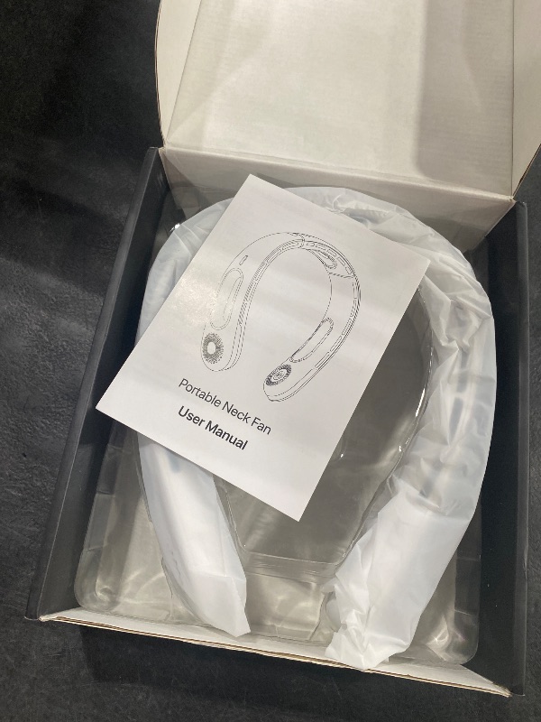 Photo 1 of Hotsales Neck Fan, Hands Free Bladeless Neck Fans Portable Rechargeable, 360° Cooling Neck Fan, 4 Speeds, Quiet, 5200 mAh Battery Operated USB Wearable Personal Fan Gifts for Women, Travel, Outdoor