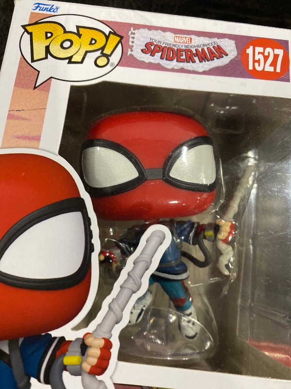 Photo 1 of Funko Pop! Marvel: Friendly Neighborhood Spider-Man - Spider-Man (Homemade Suit) - Collectable Vinyl Figure - Gift Idea - Official Merchandise - Toys for Kids & Adults - Cartoons Fans