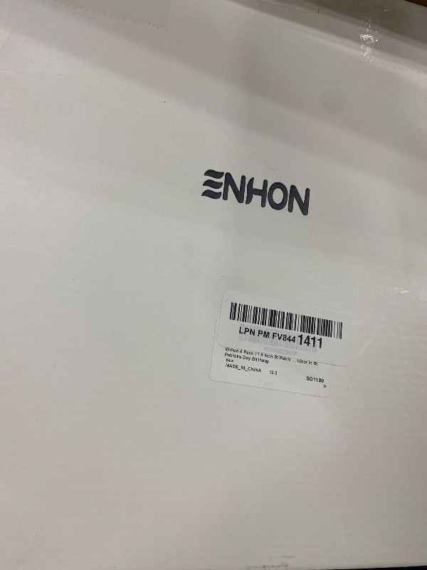 Photo 1 of Enhon 4 Pack 11.5 Inch St Patricks Day Decoration Lights, LED Clover Window Lights USB Green Irish Shamrock Neon Tube Signs for Window Wall Bedroom Indoor Outdoor in St Patricks Day Birthday