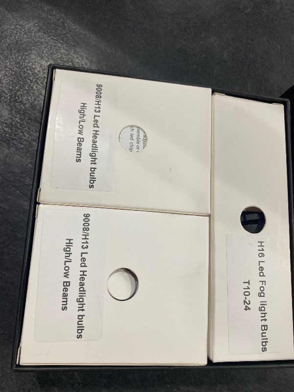 Photo 1 of AMXTOBUB For FORD ESCAPE 2008 2009 2010 2011 2012 light bulbs, 9008/H13 High/Low Beams + 5202 Fog Lights Combo + License Plate Lights, Pack of 6