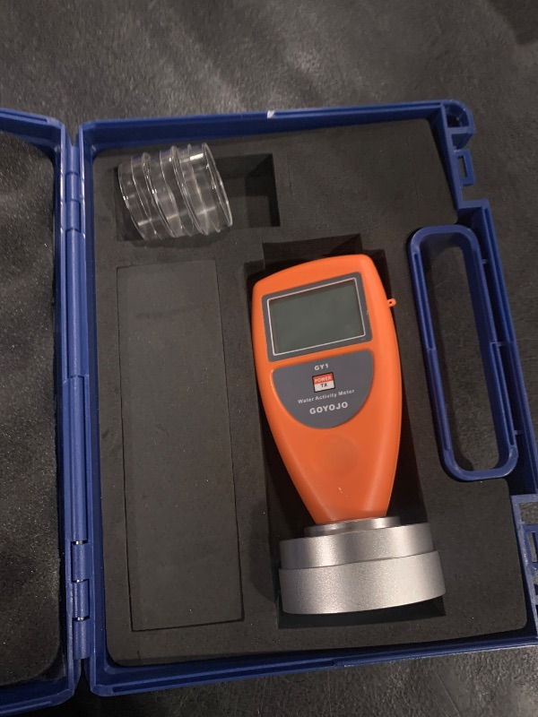 Photo 1 of Water Activity Meter Smart Food Water Activity Tester for Jerky Dried Fruit Grain Vegetable Aw Moisture Mete Tools Adopt Non conductive Humidity Sensor, 0-1.0AW ±0.02AW Water Activity Analyzer Monitor