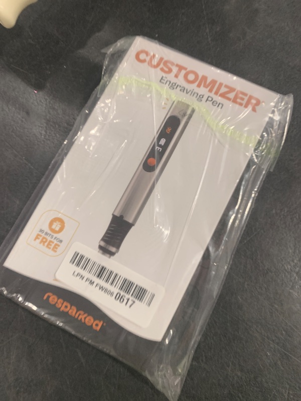 Photo 1 of Resparked Customizer Engraving Pen (Formerly Culiau): Ultimate Cordless Portable Tool for Artists & DIYers - Engrave 50+ Surfaces - Beginner Friendly - Rechargeable - Free 30 Bits & Mastery Guide