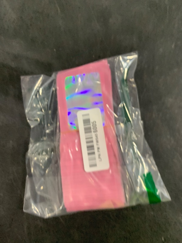 Photo 1 of 100 Pack Holographic Mylar Bags, Small Packaging Bags with Clear Window, Resealable Bag for Small Business, Candy Jewelry Sample Packaging (Pink, 2.4 x 3.9 Inch)