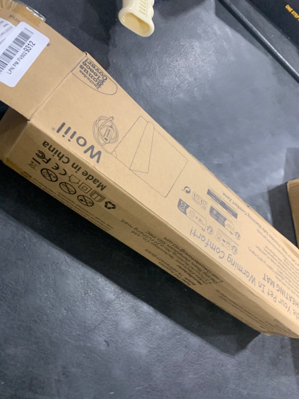 Photo 1 of INVENHO Heated Cat Bed, Waterproof Adjustable Temperature Dog Cat Heating Pad with Timer, Indoor Pet Heating Pad for Cats Dogs Electric Pads for Dogs Cats, Pet Heated Pad (S: 18" x 16")