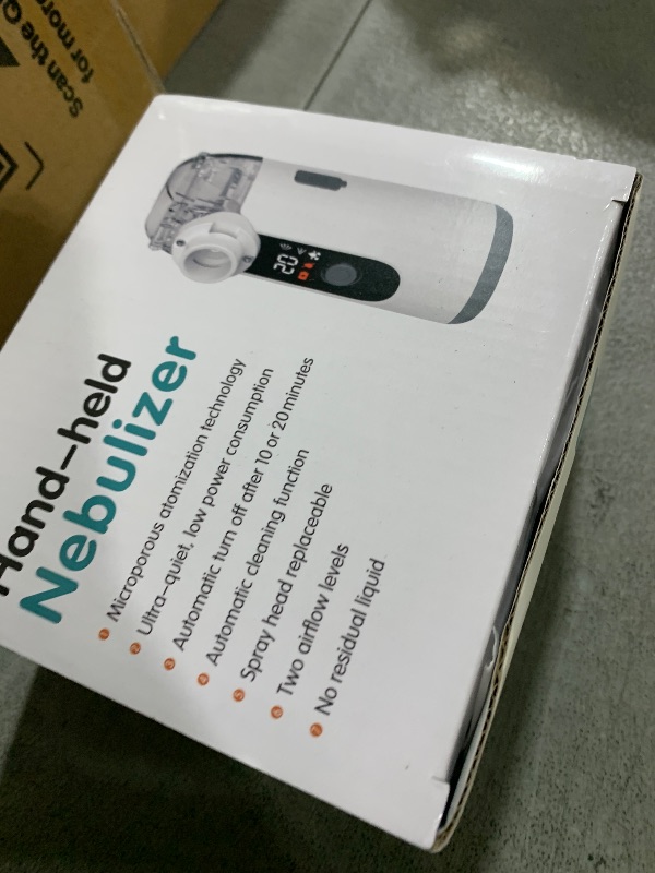 Photo 1 of Hand-held Nebulizer for Respiratory System, Portable Nebulizer with Self-Clean Mode, Rechargeable Nebulizer for Home Office Travel