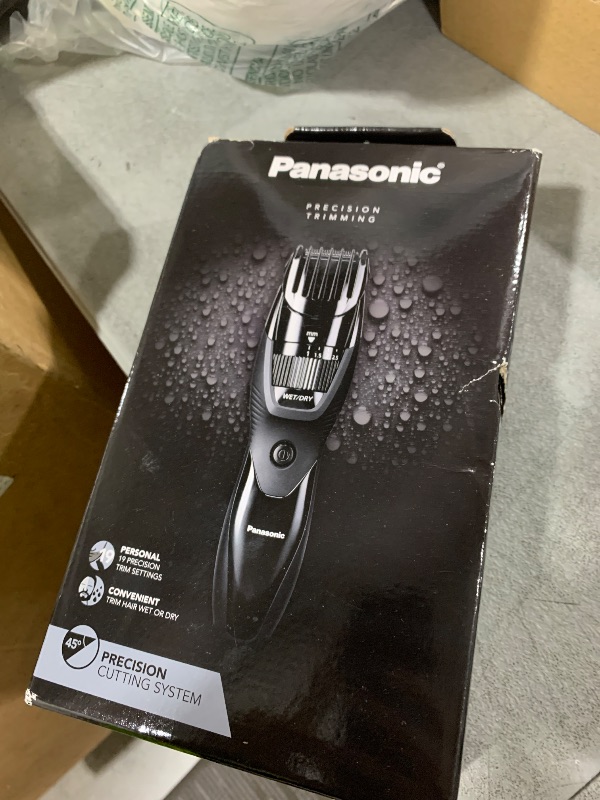 Photo 1 of Panasonic Cordless Beard Trimmer for Men with Precision Dial, 19 Adjustable Length Settings, Rechargeable Battery, Washable - ER-GB42-K (Black)