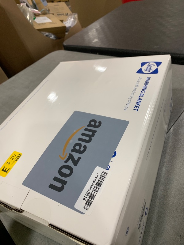 Photo 1 of Sealy Electric Blanket Queen Size, Dual Control Soft Sherpa Heated Blanket with 10 Heating Levels & 1 to 12 Hours Auto-Off Settings Over-Heated Protection 84"x90" Machine Washable, Blue