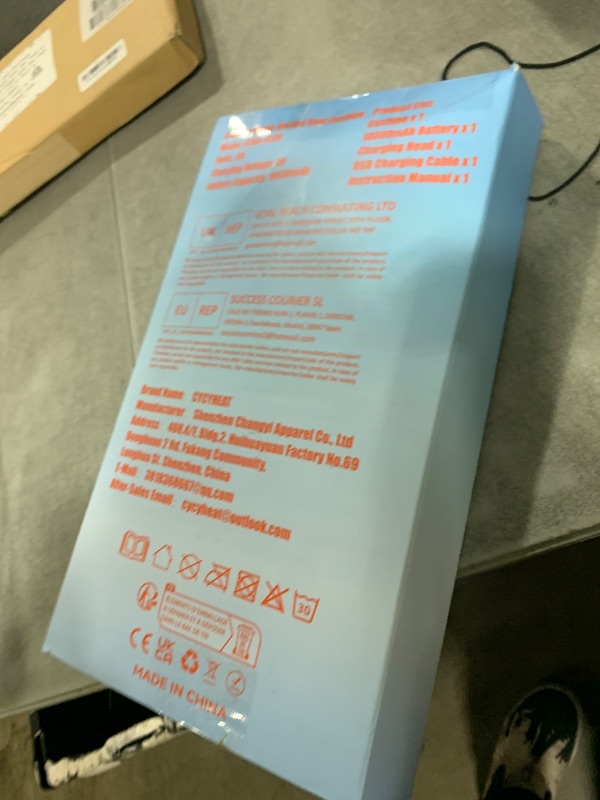 Photo 1 of 10000mAh Heated Seat Cushion Battery Operated - Foldable Portable USB Rechargeable Heating Seat Cushion for Office, Bleacher, Stadium,