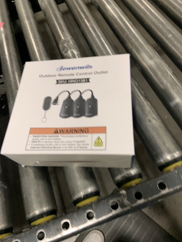 Photo 1 of **INCOMPLETE** DEWENWILS Outdoor Wireless Remote Control Outlet Kit, Waterproof Electrical Plug for Indoor Outdoor Lights, Separately Controlled 3 Pack Receivers, 100 Feet RF Signal, UL Listed