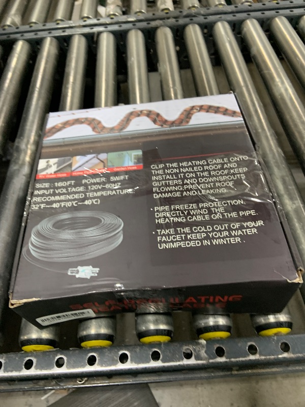 Photo 1 of 150FT?3FT-200FT? Pipe Heating Cable for Pipe Freeze Protection, Heat Cable for Water Pipes(Metal and Plastic), Pipe Heat Tape Keeps Water Flowing at -40°F 5w/ft, 120V Plumbing fixture