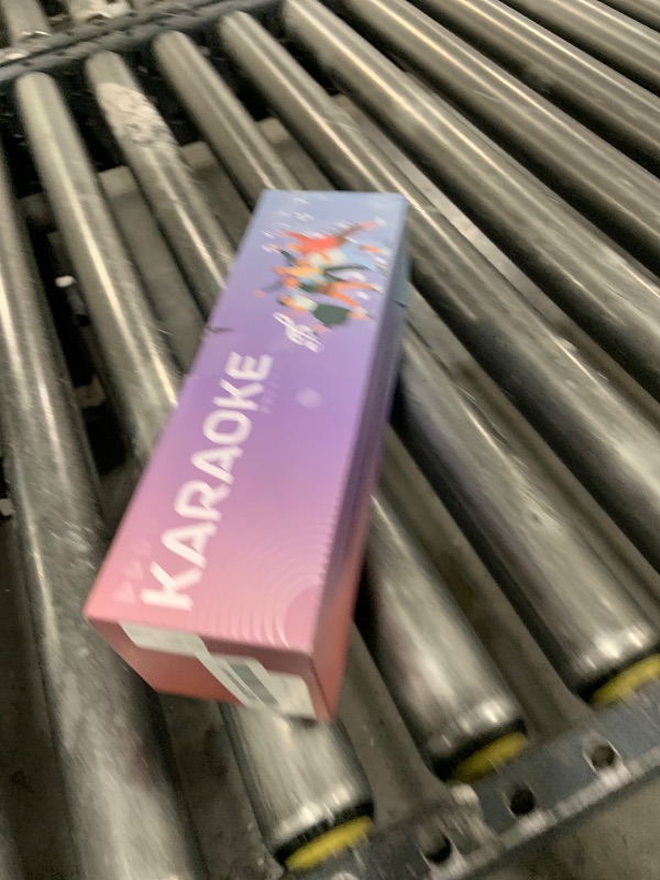 Photo 1 of Amazmic Kids Karaoke Microphone Machine Toys for Girls Bluetooth Microphone with LED Light, Christmas Birthday Gift for Girls Boys 3 4 5 6 7 8 9 10 11 12 Year Old Kids Toys(Blue)