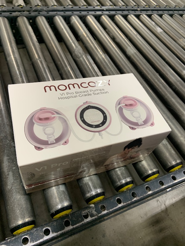 Photo 1 of Momcozy Breast Pump V1 Pro Hospital-Grade, Hands-Free & Portable Wearable Pump, Upgraded Electric Pump with 3 Fine-Tuned Rhythms|15 Levels, Come with Leak-Proof DoubleFit Flange, Cozy Red.