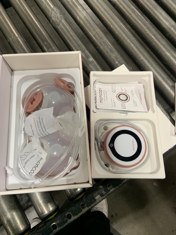 Photo 1 of Momcozy Breast Pump V1 Pro Hospital-Grade, Hands-Free & Portable Wearable Pump, Upgraded Electric Pump with 3 Fine-Tuned Rhythms|15 Levels, Come with Leak-Proof DoubleFit Flange, Cozy Red.