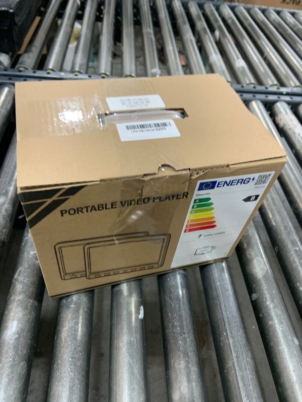 Photo 1 of GOnavidio 10.1" Portable DVD Players for Car with HDMI Input, 5-Hour Battery, 2 Headphones, Dual Car DVD Players for Back Seat Support USB/TF Card, Last Memory, Play Same/Different Movies, Region Free