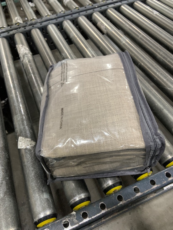 Photo 1 of 86 Inch Long Curtains for Living Room 2 Panels Set Grommet Hole Light Filtering Semi Sheer Linen Curtain Drapes for Bedroom Dining Room Master Guest Bedroom 86 Inch Length Brown Tan Khaki Dark Flax