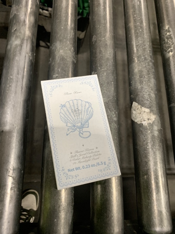 Photo 1 of  Flower Knows Shell's Jewel 6-Color Makeup Palette,Nude Pink Eyeshadow with 4 Matte + 2 Shimmer Shades,Blendable Smooth Cute Make Up,0.23 Oz(01 Moonlight Pearl) 