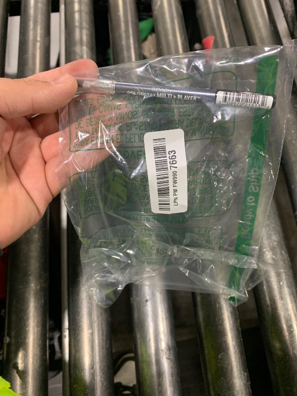 Photo 1 of  REVLON ColorStay Multiplayer Liquid-Glide Eye Pencil, Multi-Use Makeup With Blending Brush, Blends Then Sets, Creamy Texture, Waterproof, Smudge-proof, Longwearing, 401 Checkmate, 0.03 Oz 