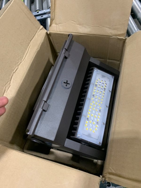 Photo 1 of  Adjustable LED Wall Pack Light, 40W 5000K 5400 lumens Rotatable LED Wall Mount Lights, IP65 Waterproof/Dustproof Wall Light - Great for Hotel Hospital Warehouse Industrial Building Area 