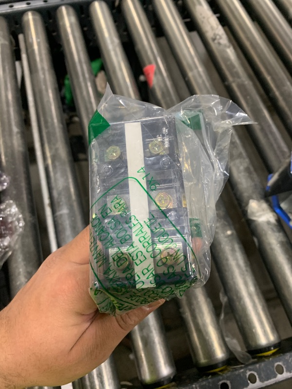 Photo 1 of  uxcell Dual Rows 3 Positions 600V 100A Wire Barrier Block Terminal Strip 