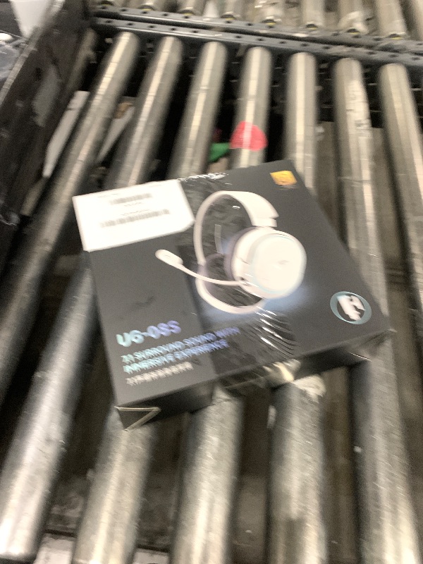 Photo 1 of Wireless Gaming Headset, 7.1 Surround Sound, 2.4GHz USB Gaming Headphones with Bluetooth 5.4, 100H Battery, ENC Noise Canceling Mic, RGB Light, Wireless Headset for PC PS5 PS4 Mac Switch (Gray-Pink)