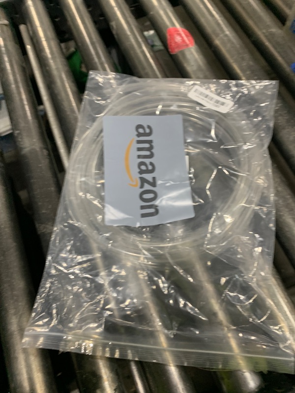 Photo 1 of 10 Feet - 3/8" ID x 1/2" OD Clear Vinyl Tubing, Flexible PVC Plastic Tubing, Lightweight Plastic Hose Pipe, BPA Free and Non Toxic Clear Hose