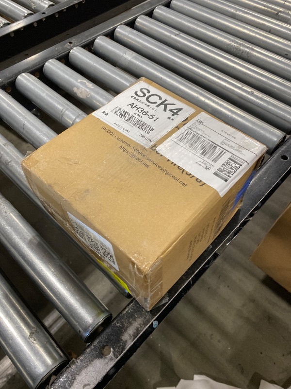 Photo 1 of GICOOL 8" x 2" Flat-Free Solid Rubber Tire and Wheel with Ball Bearings and 5/8" Axle Bore Hole, 2" Offset Hub, For Hand Truck Dolly Trolley Garden Wagon Cart Generator Replacement Tire, 2 Pack