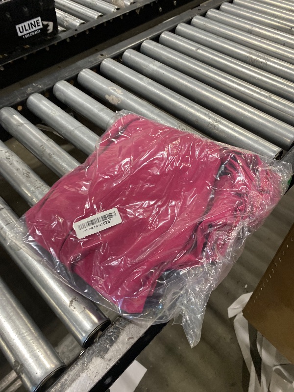 Photo 1 of MUSHARE Women's V Neck Sleeveless Split Formal Dress Cocktail Party Prom Long Dresses Magenta