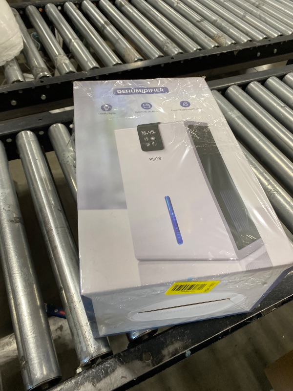 Photo 1 of PSOS Dehumidifier, Dehumidifiers for Home, 98 OZ Water Tank, (1000 sq.ft) Quiet Dehumidifier for Basement Bedroom Bathroom with Humidity Display, Auto Shut Off, Relaxing 7 Color Ambient Light(Gray)