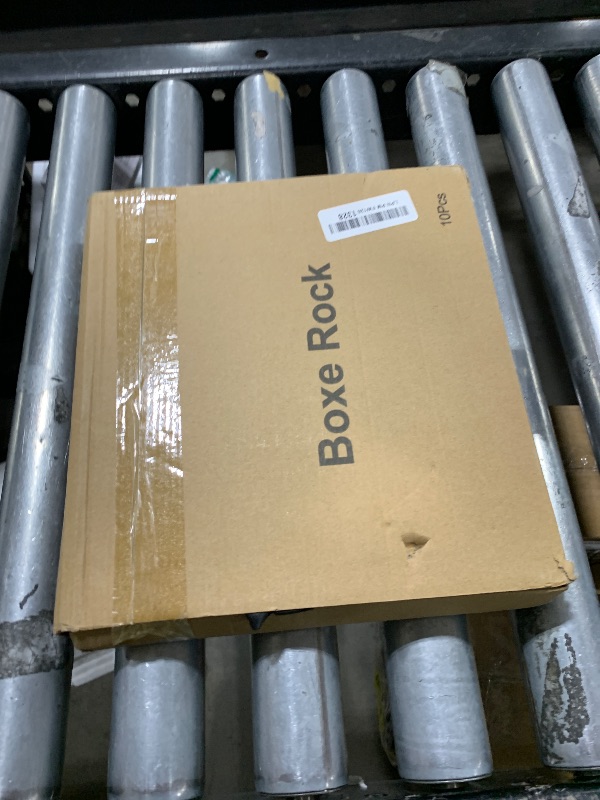 Photo 1 of 10 Pack Gift Boxes with Ribbon 10x7.5x3.5 Inch - Cardstock Wedding Favor Boxes for Bridesmaid Proposals, Birthday & Holiday Gift Packaging (Black)