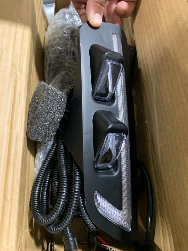 Photo 1 of LED Amber Fog Lights Kit for Nissan Frontier 2026 2025-2022 Front Bumper Lamps with DRL and Turn Signal 3rd Gen Nissan Frontier Accessories Daytime Running Lights