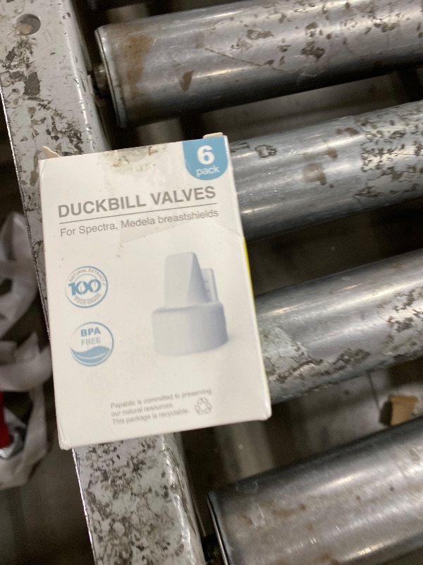 Photo 1 of [6-Count] Papablic Duckbill Valves, Replacement Milk Valves Compatible with Spectra S1 S2 & Medela Breast Pumps Parts Accessories, BPA & DEHP Free, Food-Grade Silicone, Easy to Clean, White