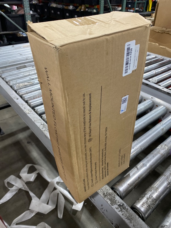 Photo 1 of BAYKA Floating Shelves for Wall, Wall Mounted Rustic Wood Shelves for Bathroom, Bedroom, Living Room, Kitchen, Hanging Shelf for Books/Storage/Room Decor with 22lbs Capacity (Black, Set of 3, 15.7in)