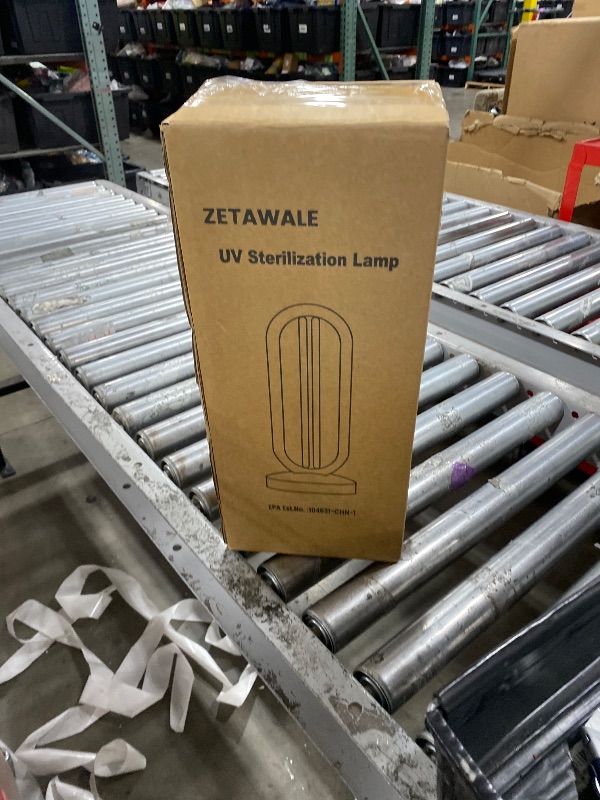 Photo 1 of ZETAWALE UV Light Sanitizer, Ultraviolet Lamp with Remote Control for Bed Bugs and Dust Mites, Home Disinfection Device UV Lamp for Home, Room & Kitchen, Ultraviolet Light with 3 Speed Timings